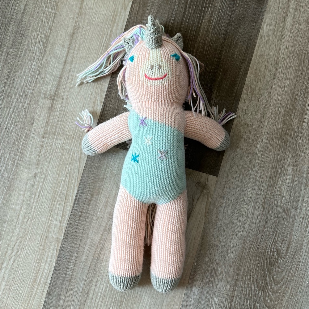 Blabla Knit Doll Confetti the Unicorn 12”